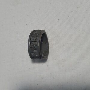 Viking Rune Ring - US Sizes 9-13 in Sterling Silver or Pewter